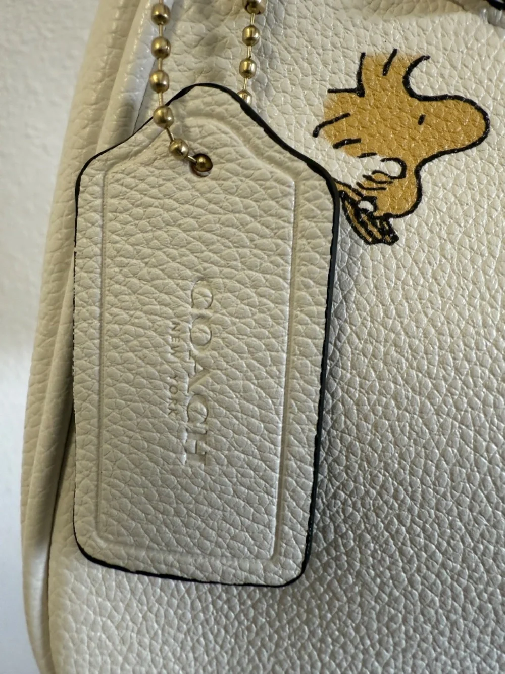 Cute snoopy x coach teri bag same day shipping!